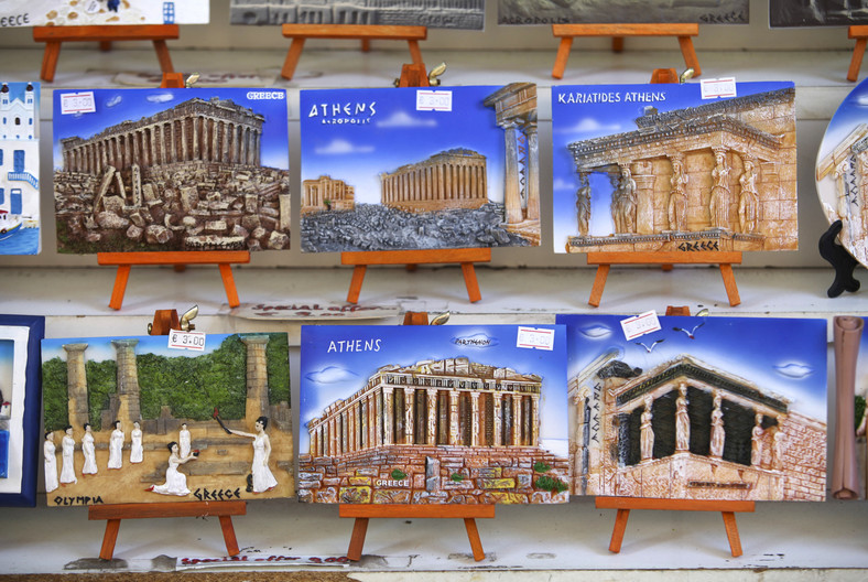 Grecja, pocztówki z Aten