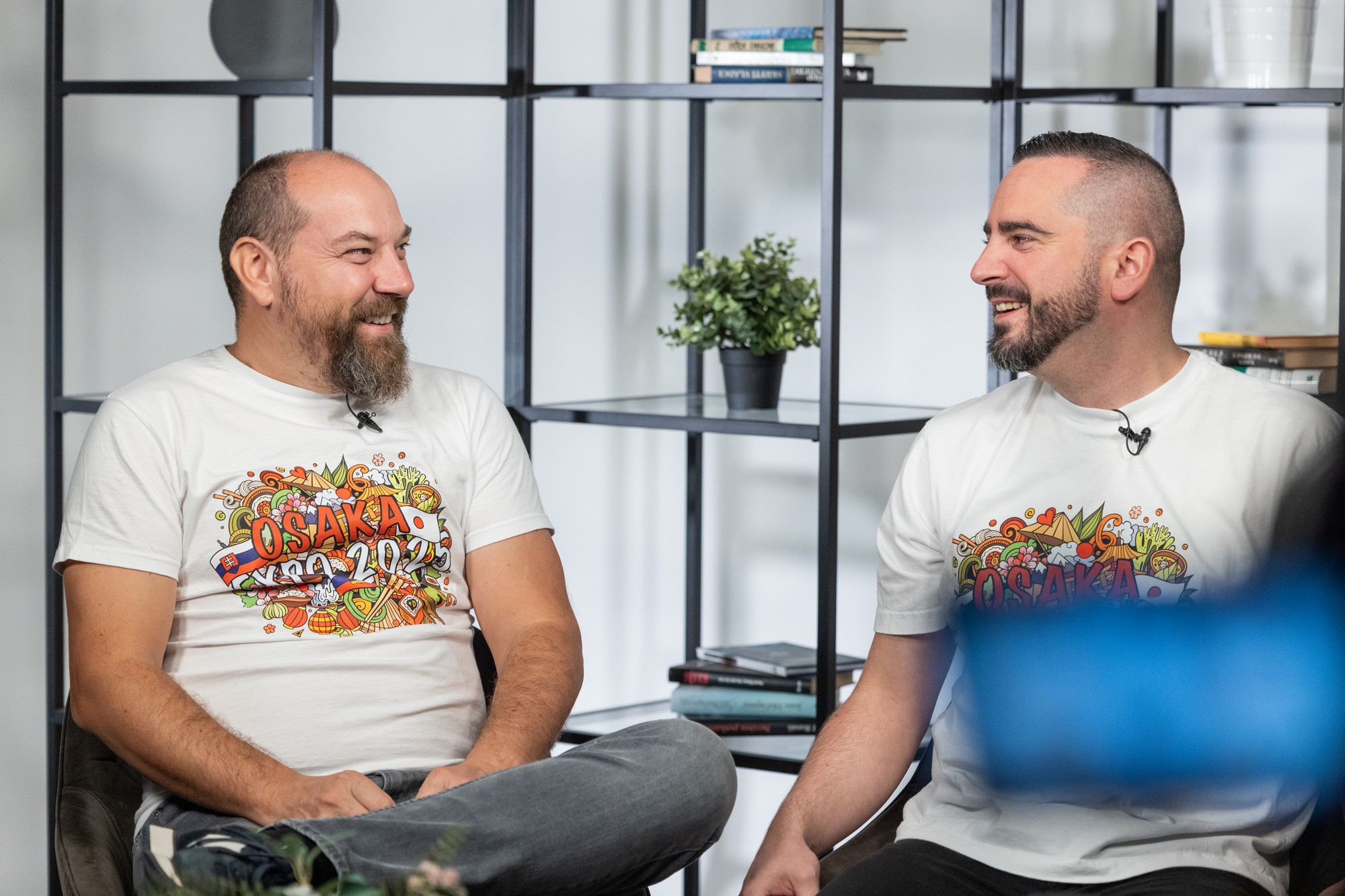 Matúš Jaško a Ľubomír Sabo v relácii Off Record. 