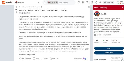 Objava korisnika Reddita o "bacanju crne magije od strane komšije" postala je viralna na internetu