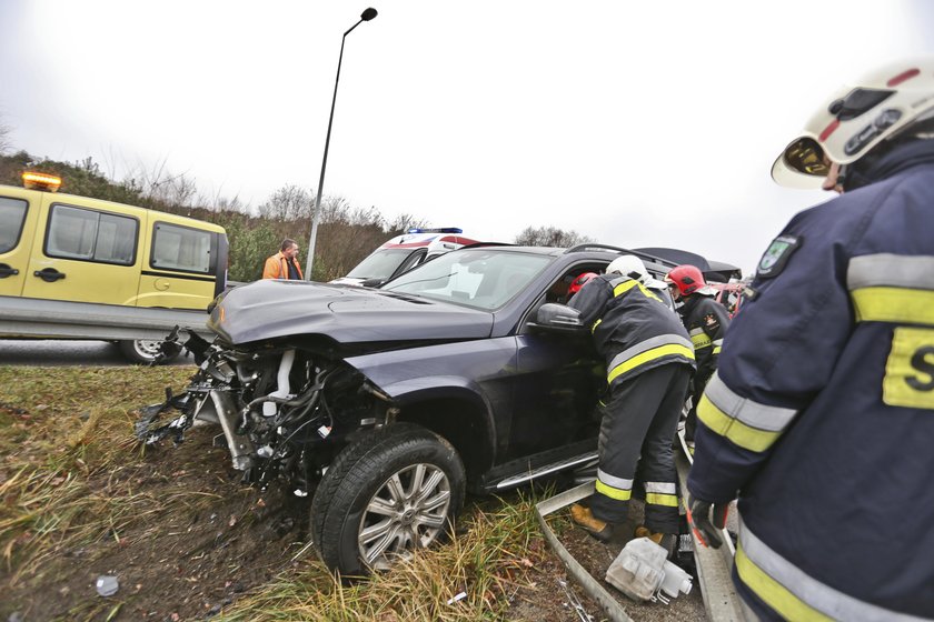 Groźny wypadek pod Zieloną Górą