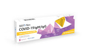 W warunkach domowych możesz również wykonać test kasetkowy na COVID-19 SGTi-flex. Do jego przeprowadzenia potrzebna jest próbka krwi. Kliknij i zamów test.