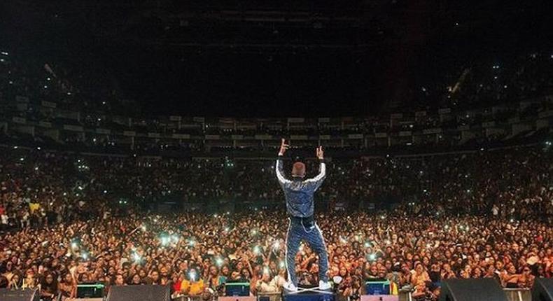 Wizkid at the O2 Arena London [BBC]