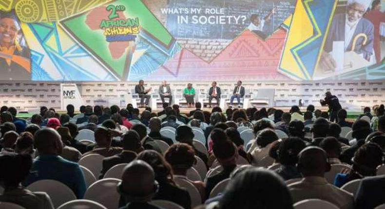 The audience during the 'my role in the society session' moderated by Chude Jideonwo (Managing Partner, Red Media Africa, Nigeria)