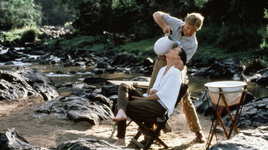 Meryl Streep i Robert Redford w filmie "Pożegnanie z Afryką"