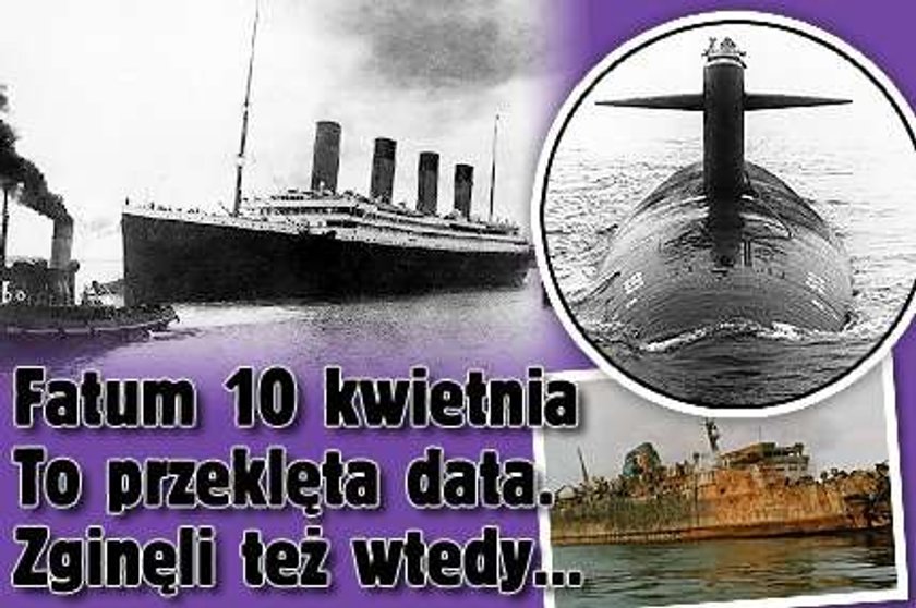 Fatum 10 kwietnia. To przeklęta data. Zginęli też wtedy...