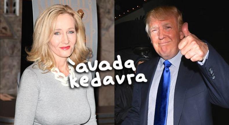 JK Rowling defends Donald Trump's right to be 'offensive and bigoted'