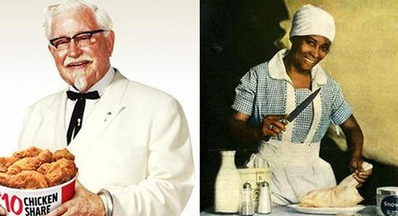 Col. Sanders and Miss Childress 