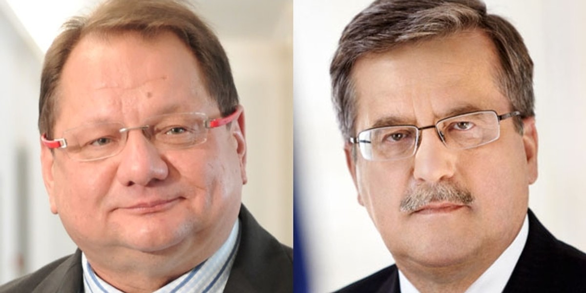 Ryszard Kalisz i Bronisław Komorowski