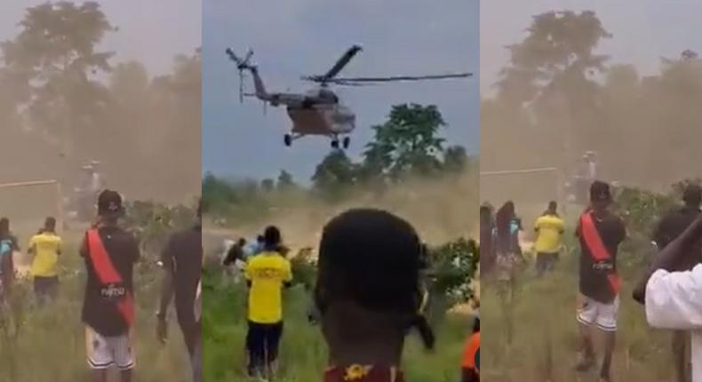 14 passengers rescued as Ghana Airforce helicopter crash-lands
