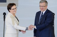 WARSZAWA SEJM KLUB PO PREZYDENT KOMOROWSKI SPOTKANIE