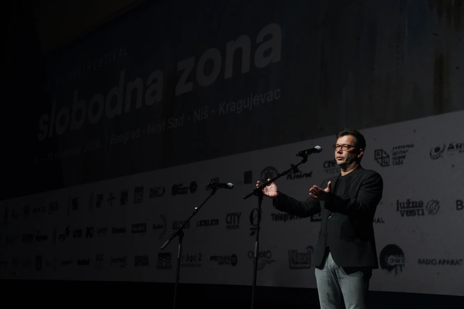 Nebojša Slijepčević na otvaranju festivala Slobodna zona