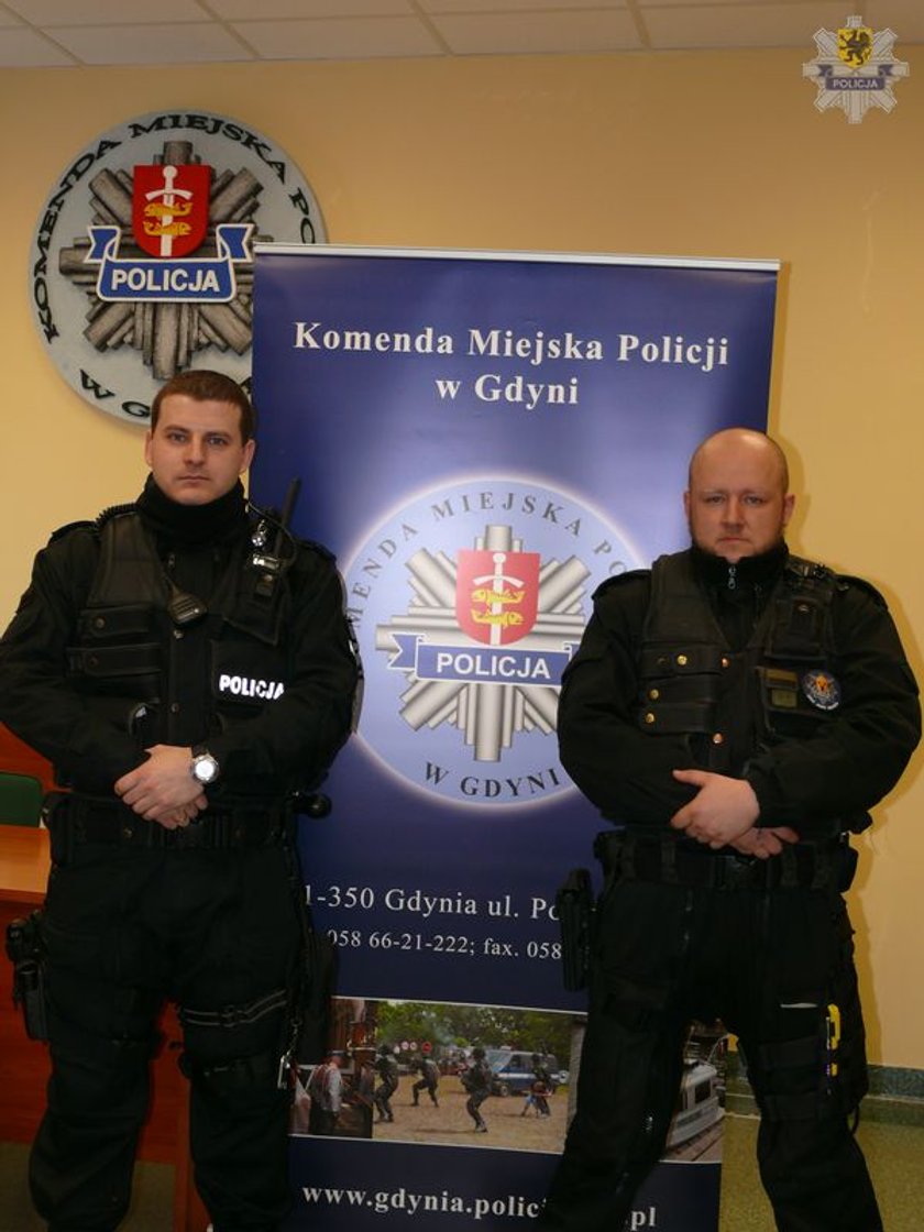 policjanci z Gdyni