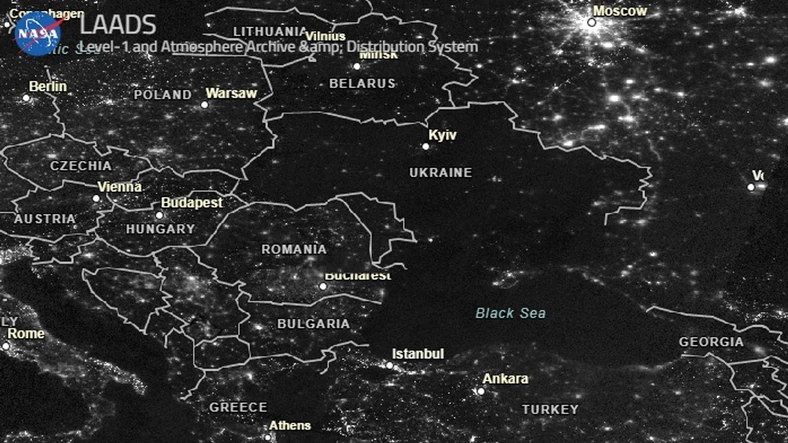 Ukraina w nocy 7 marca 2022 r.