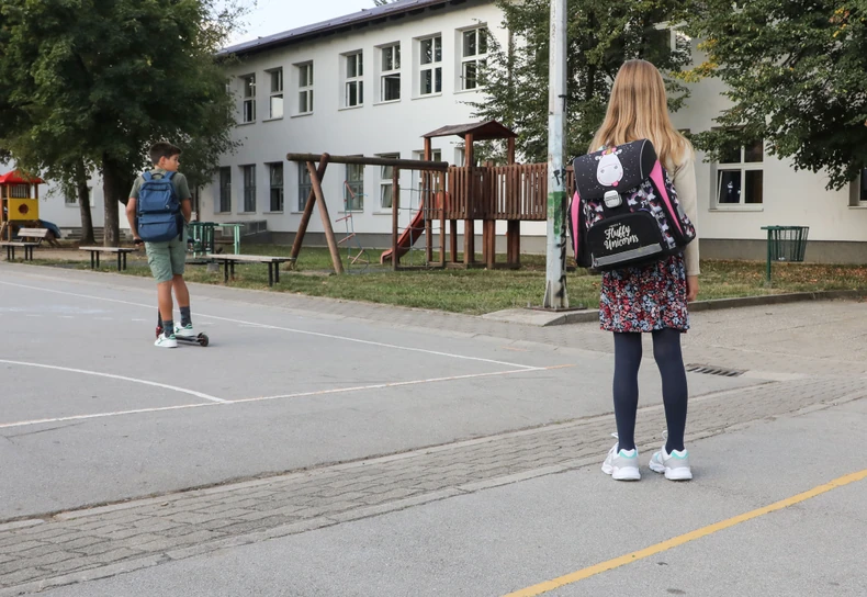 Počela školska godina u Hrvatskoj - Zagreb