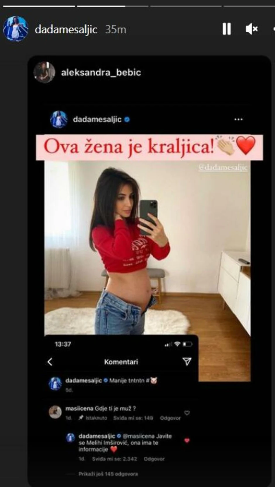 Dada Mesaljic Instagram