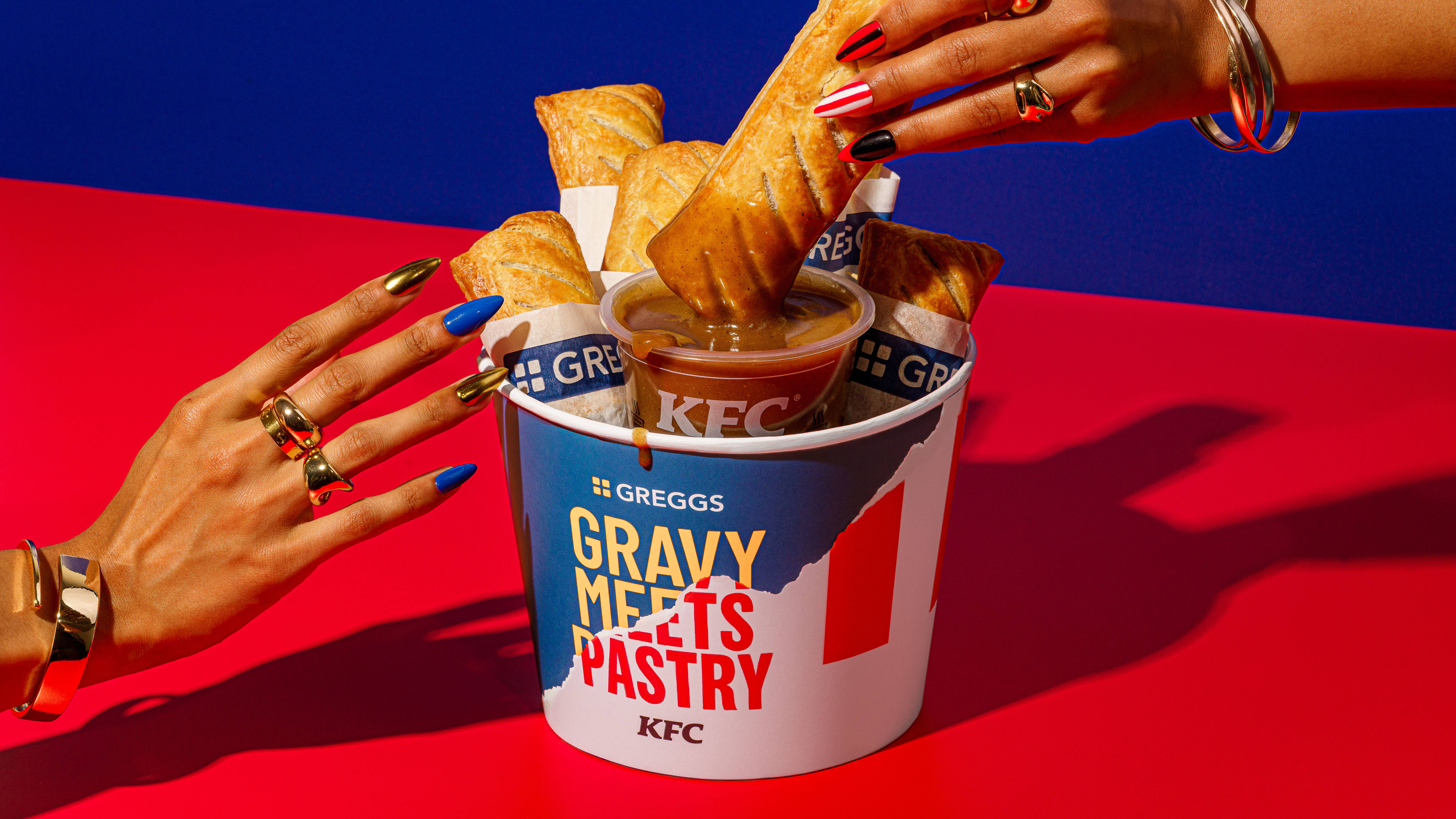 Greggs and KFC team up for sausage roll with gravy combo