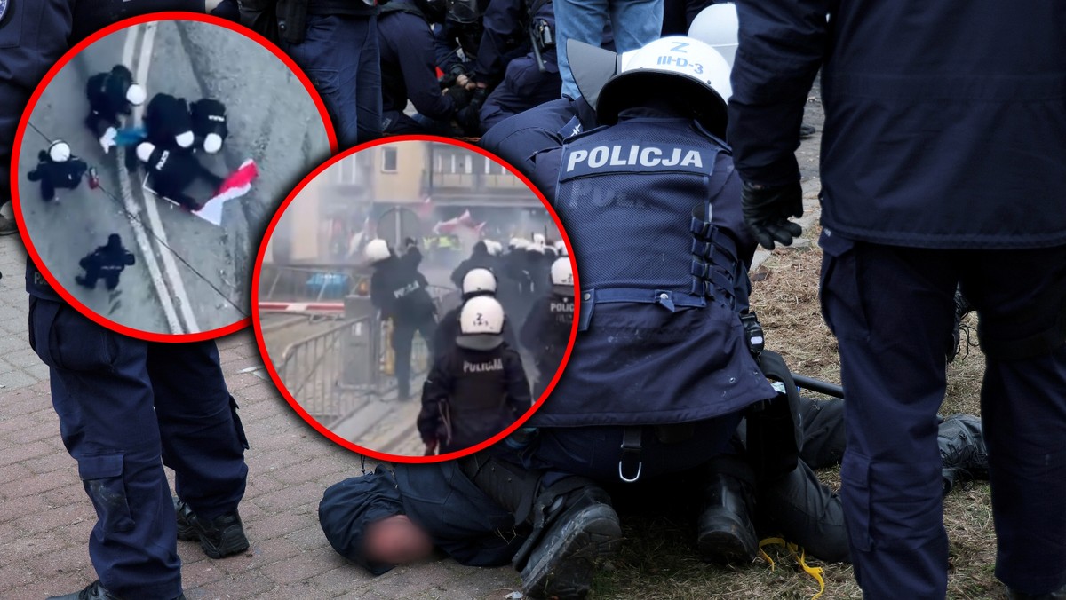 Policjant rzucał przedmiotem na proteście rolników. Wiemy, jakie poniósł konsekwencje