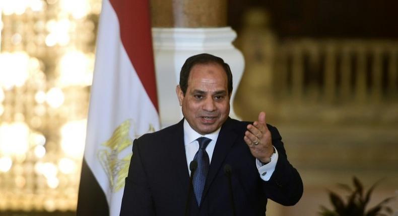 Egyptian President Abdel Fattah al-Sisi, shown here in March, is visiting the White House on April 3