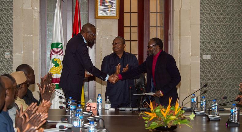 Signature de l'accord de paix à Banjul entre l'État du Sénégal et le MFDC