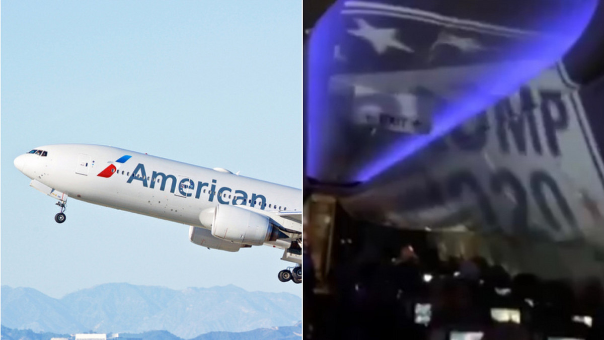 USA, zamieszki na Kapitolu, Donald Trump: American Airlines zawieszają podawanie alkoholu na pokładzie po incydencie