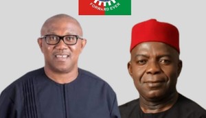 The Labour Party Presidential candidate, Peter Obi and the Abia State governor-elect, Alex Otti. (TheSun)