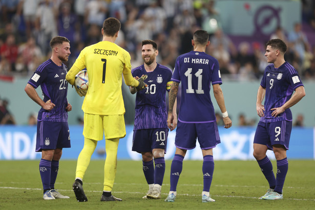 Wojciech Szczęsny i Lionel Messi