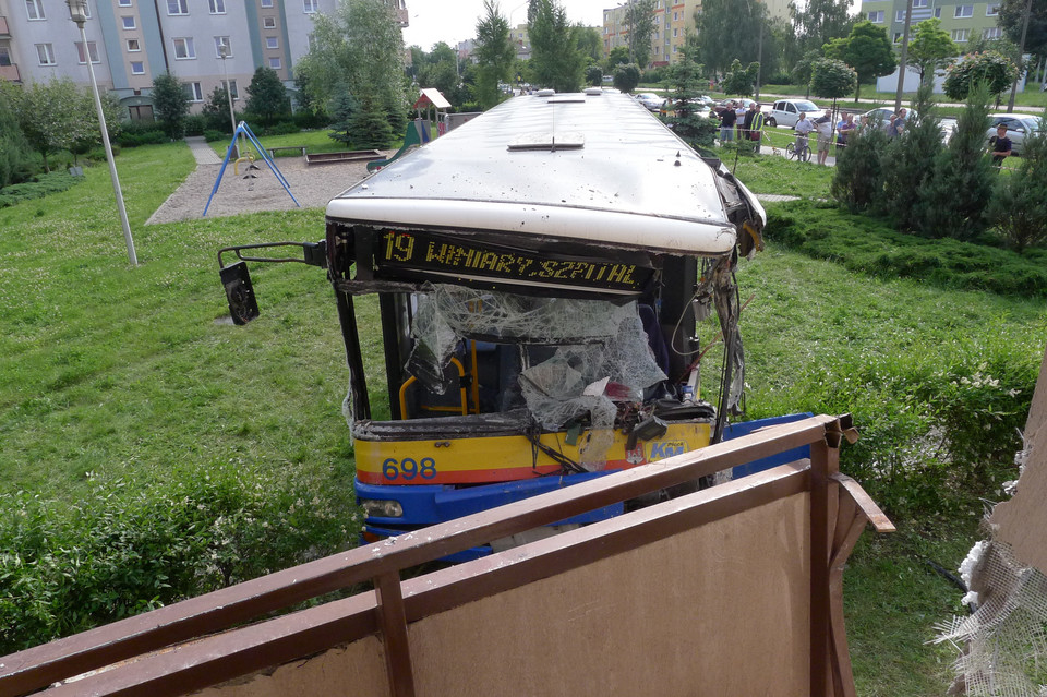 PŁOCK WYPADEK AUTOBUSU