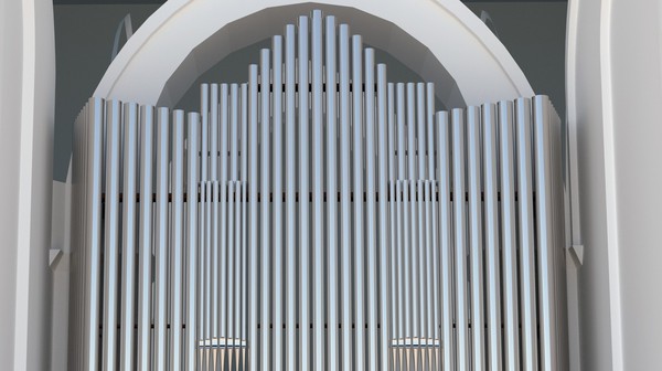 Tak po remoncie mają wyglądać organy Sauera 