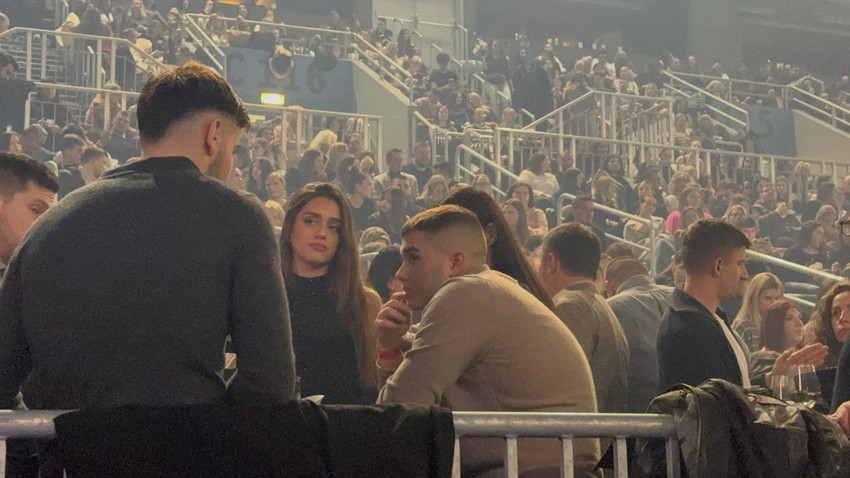 Ćerka Saše Matića na koncertu
