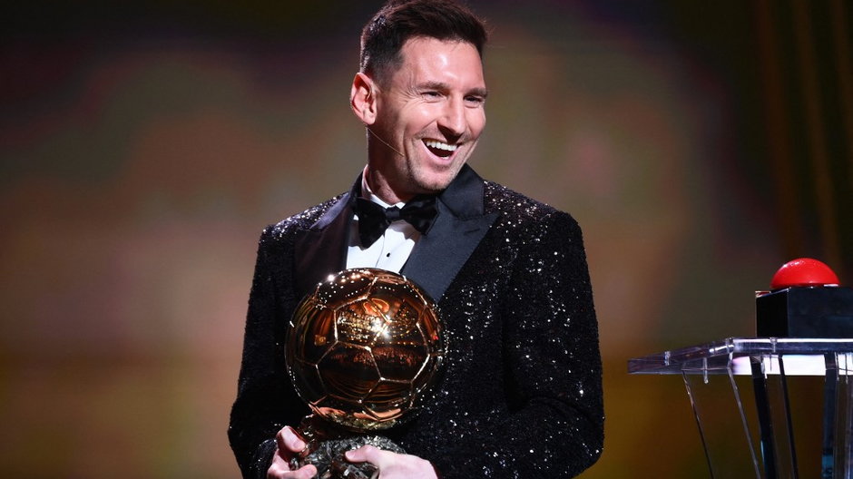 Lionel Messi ze Złotą Piłką