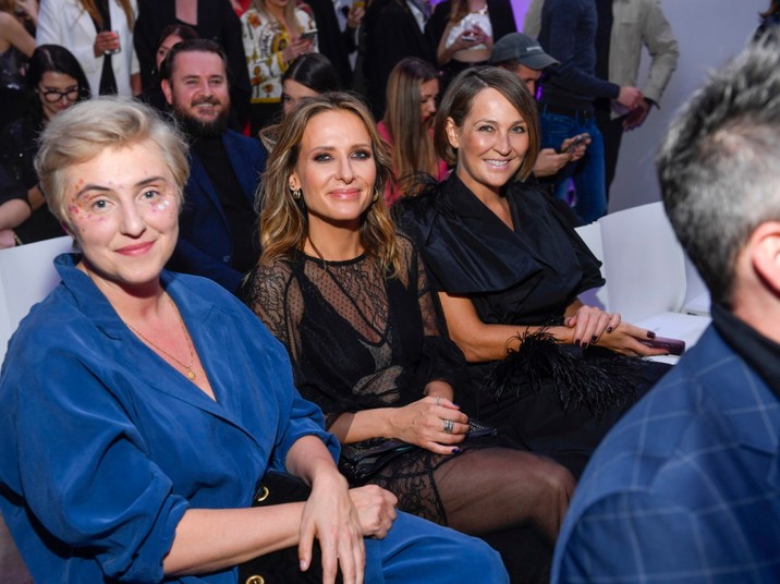 Patrycja Markowska i Anna Puślecka na Gali Kobieta Roku Glamour.