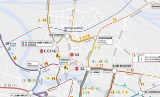 Remont torowiska na Pomorskiej. Tramwaje pojadą objazdami