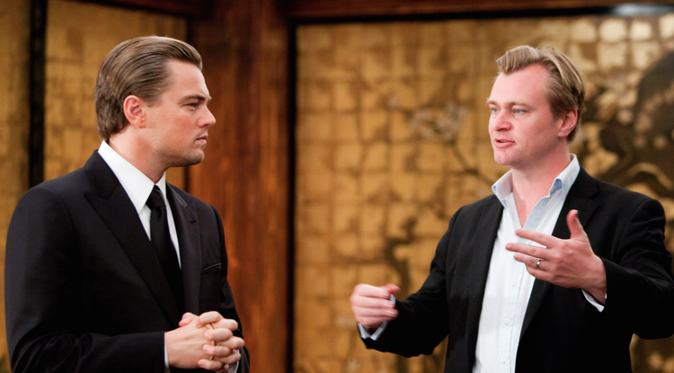 Christopher Nolan és Leonardo DiCaprio