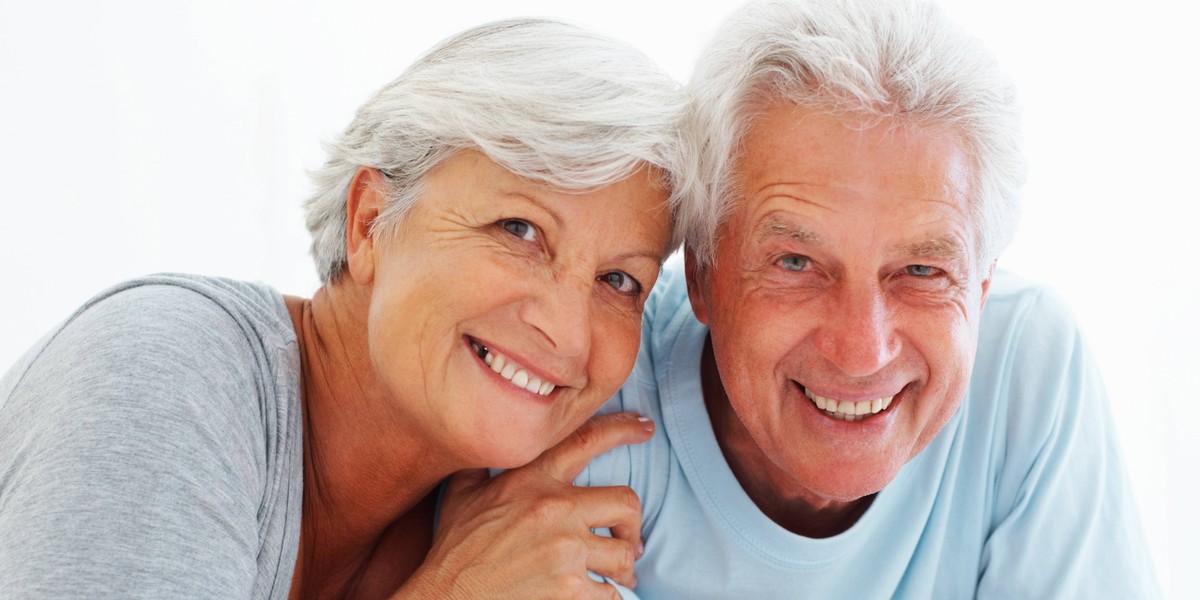 Senior couple relaxing