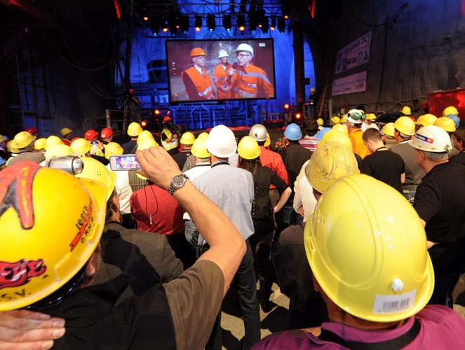 Zakończenie wierceń było wielkim świętem