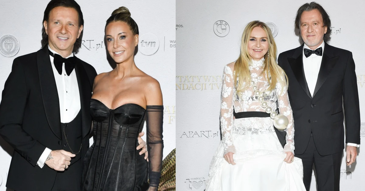 Wielki bal TVN. Tak wystroiły się gwiazdy - Olejnik, Rozenek, Wojciechowska. Były koronki i prześwity [FOTO]