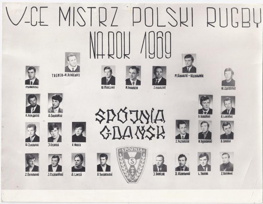 W 1969 roku rugbiści Spójni wywalczyli wicemistrzostwo Polski