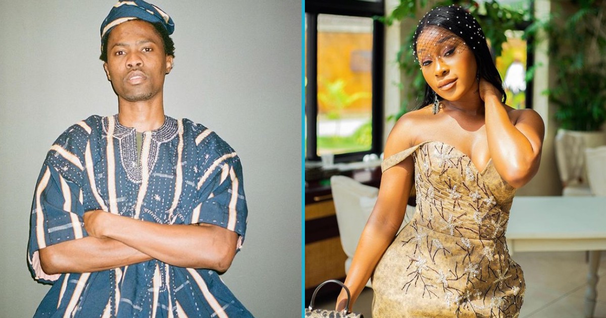 Efia Odo reacts as Kwesi Arthur refuses to talk about her after 'marrying' another lady - Vimarsana News
