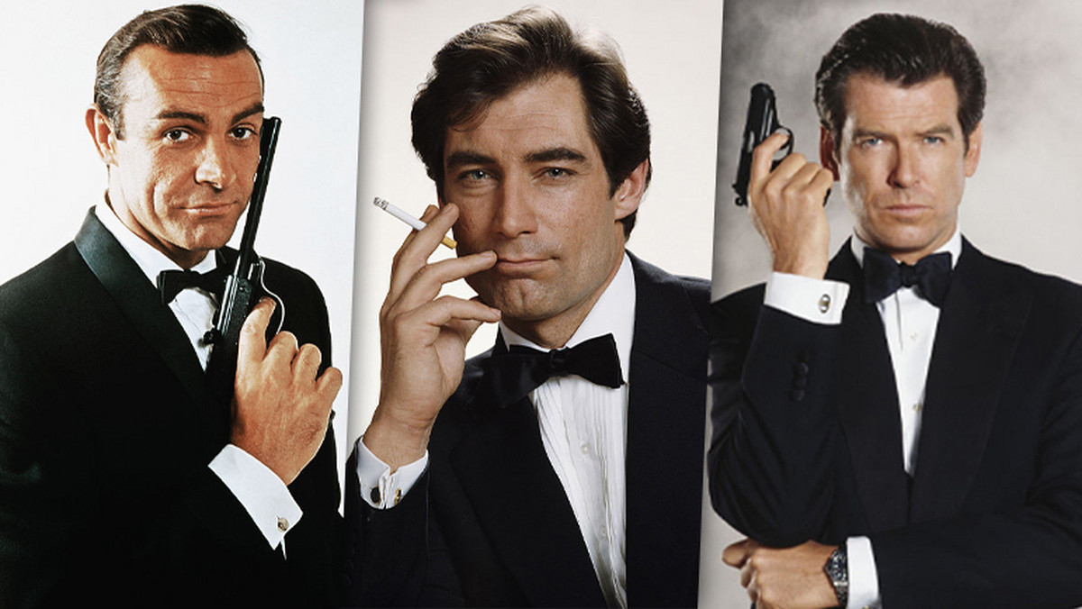 Agent 007 w trzech wydaniach: Sean Connery, Timothy Dalton, Pierce Brosnan