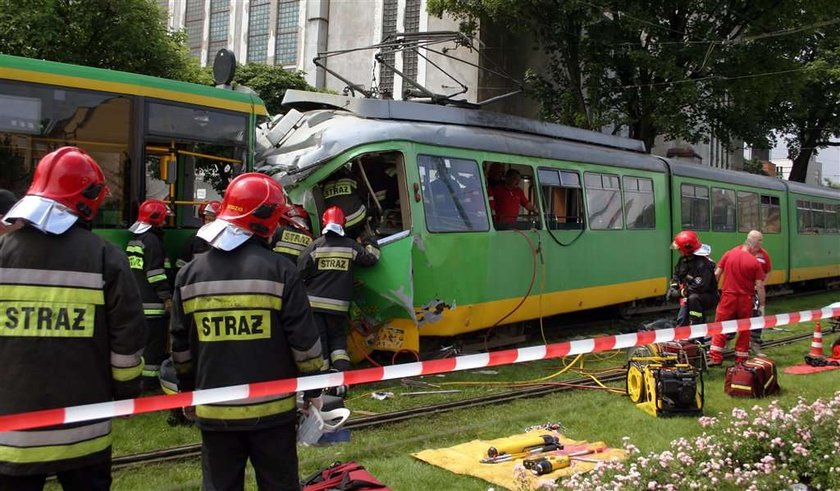 Zderzenie tramwajów w Poznaniu