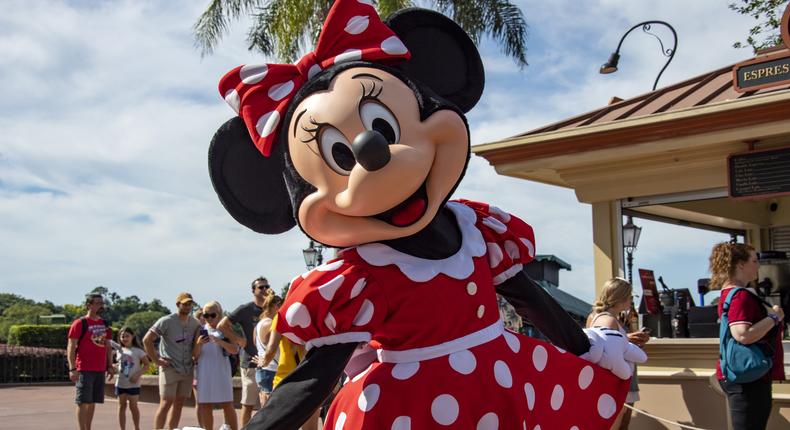 Minnie Mouse at Walt Disney World.Anadolu/Getty Images