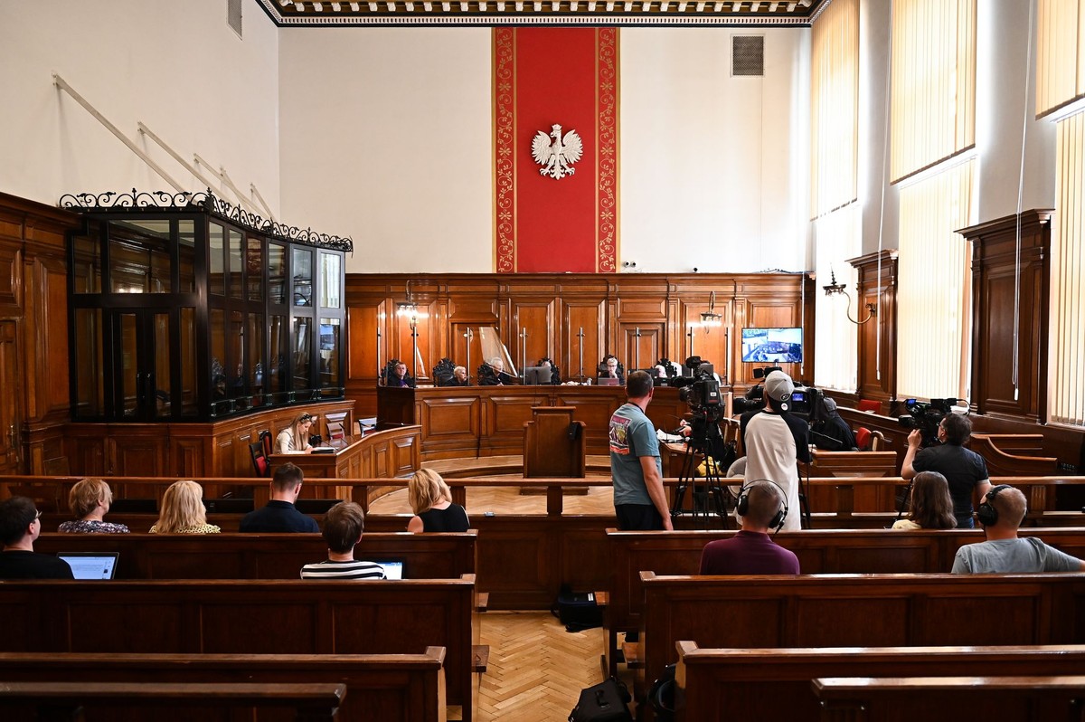 Sala rozpraw Sądu Okręgowego w Gdańsku