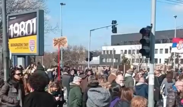 Protest na Plavom mostu