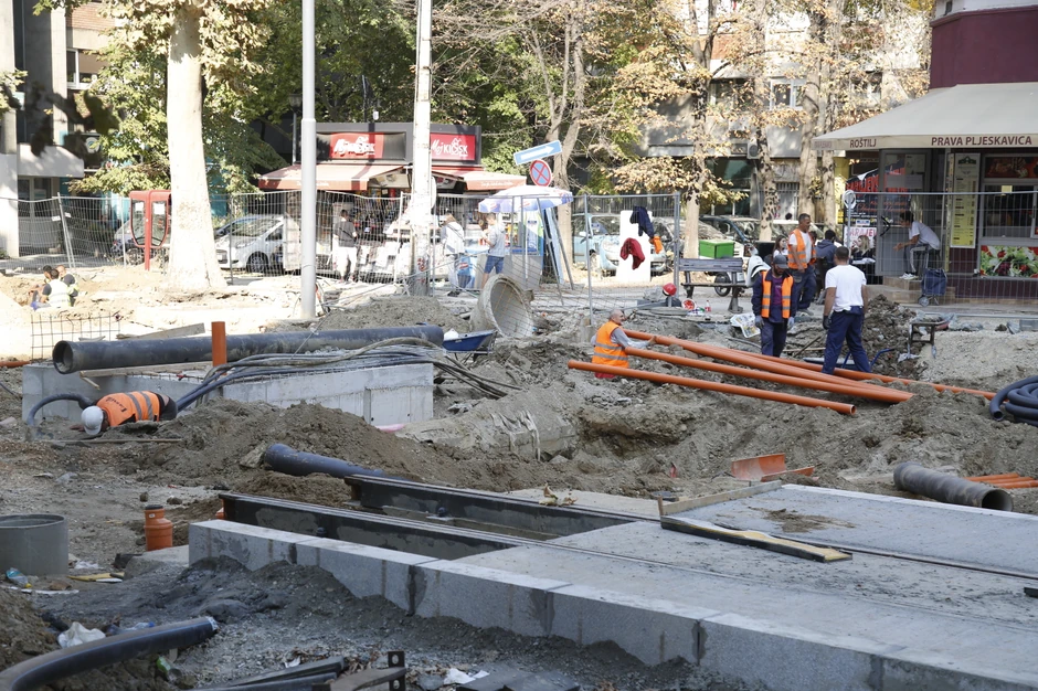 Ulice su i dalje veliko gradilište