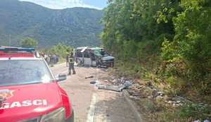 Saobraćajna nesreća na putu Nikšić-Kotor