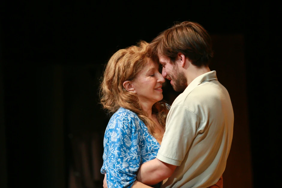 Detalj sa probe predstave "Čitač"