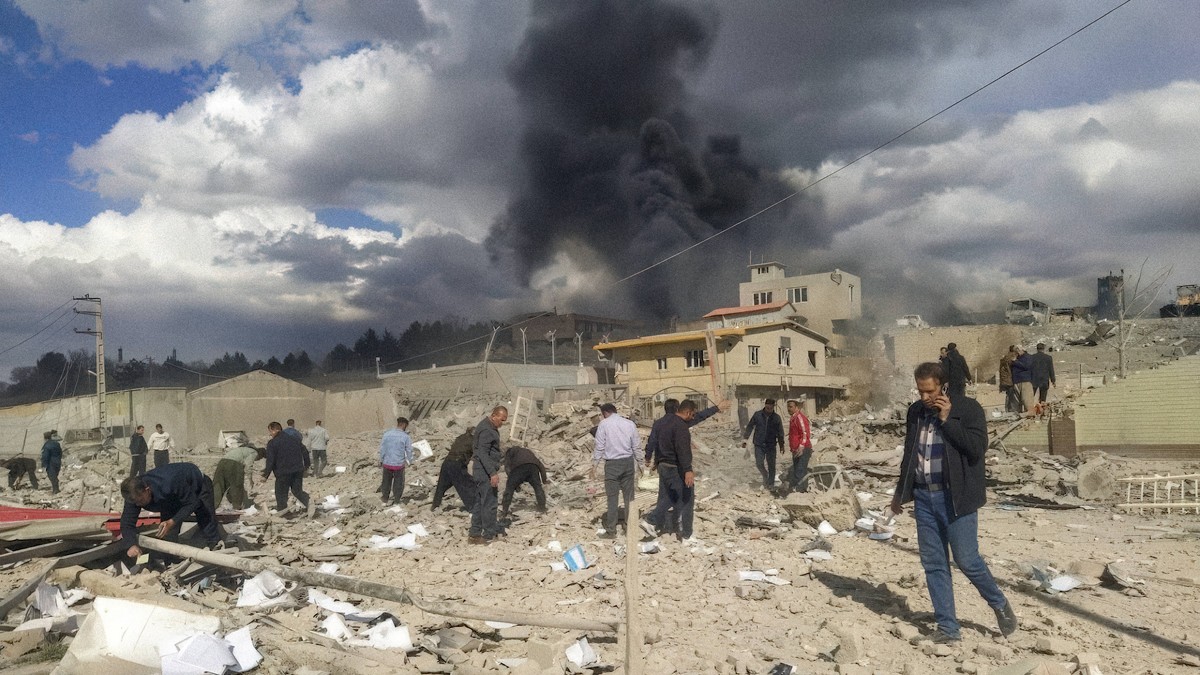 Ilustracija: Američki i izraelski napad na Kurdistan u Iranu, 3. mart 2026.