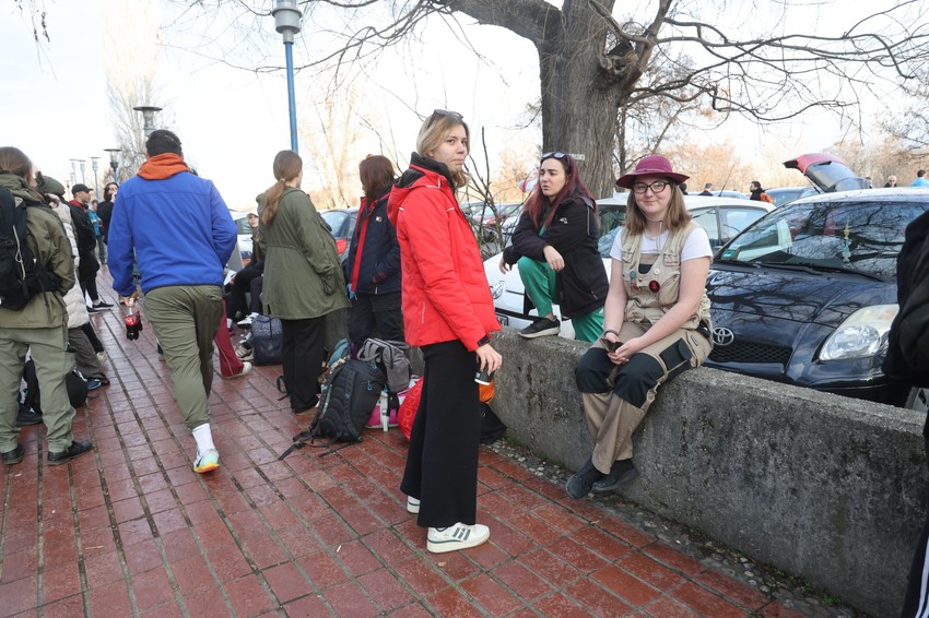 Okupljanje studenata ispred FDU