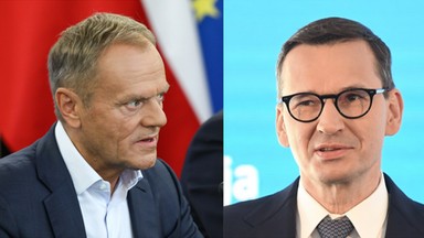 Spięcie Morawieckiego i Tuska. Okazją była dymisja Johnsona