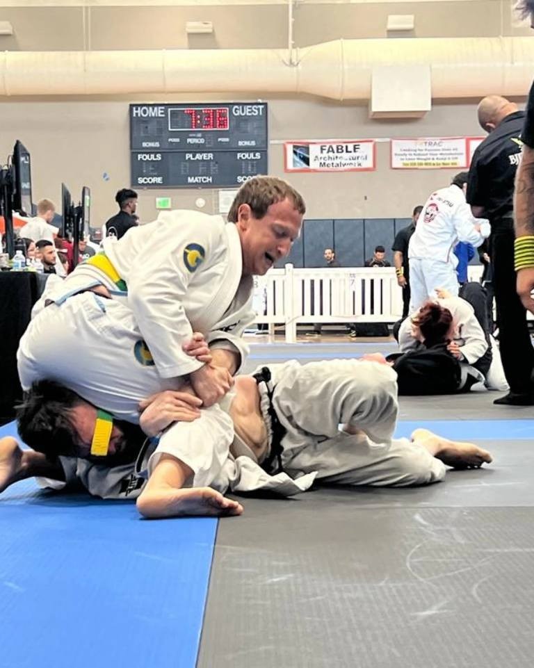 Zuckerberg zažiaril na turnaji v jiu-jitsu.